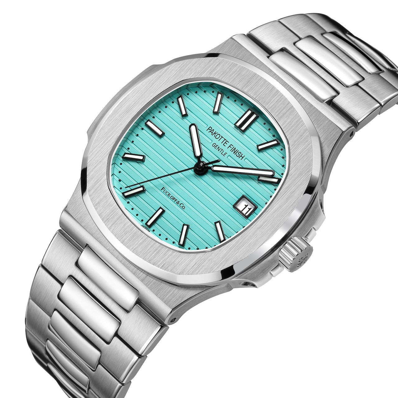 【レビュー特典付き】PAKOTTE FINISH ドーシマス?モデル シルバー×Fuckoffブルー