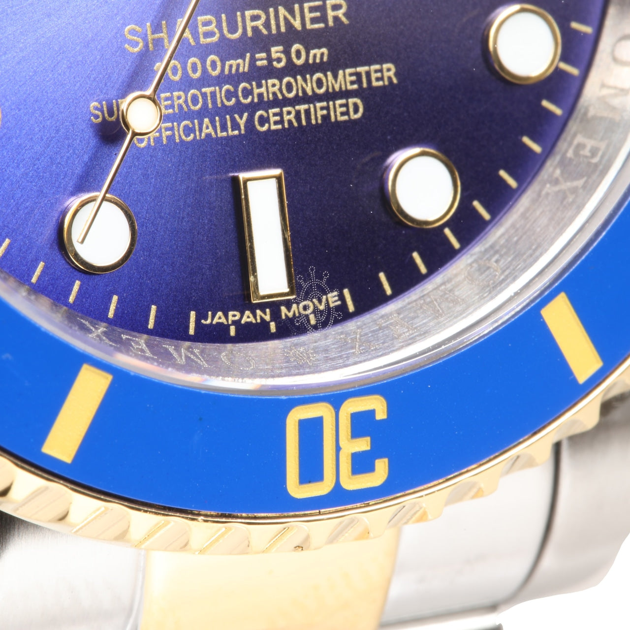 【レビュー特典付き】OMEX シャブリーナ オートマチック コンビ×ブルー