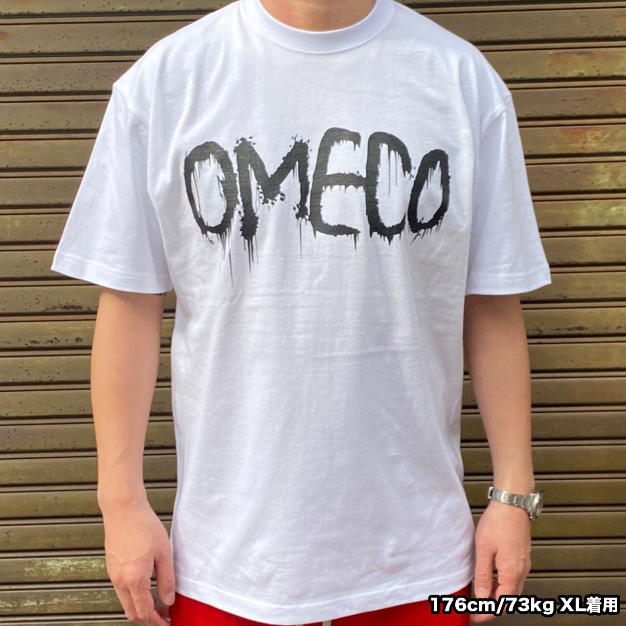 OMECO スプレーロゴ Tシャツ
