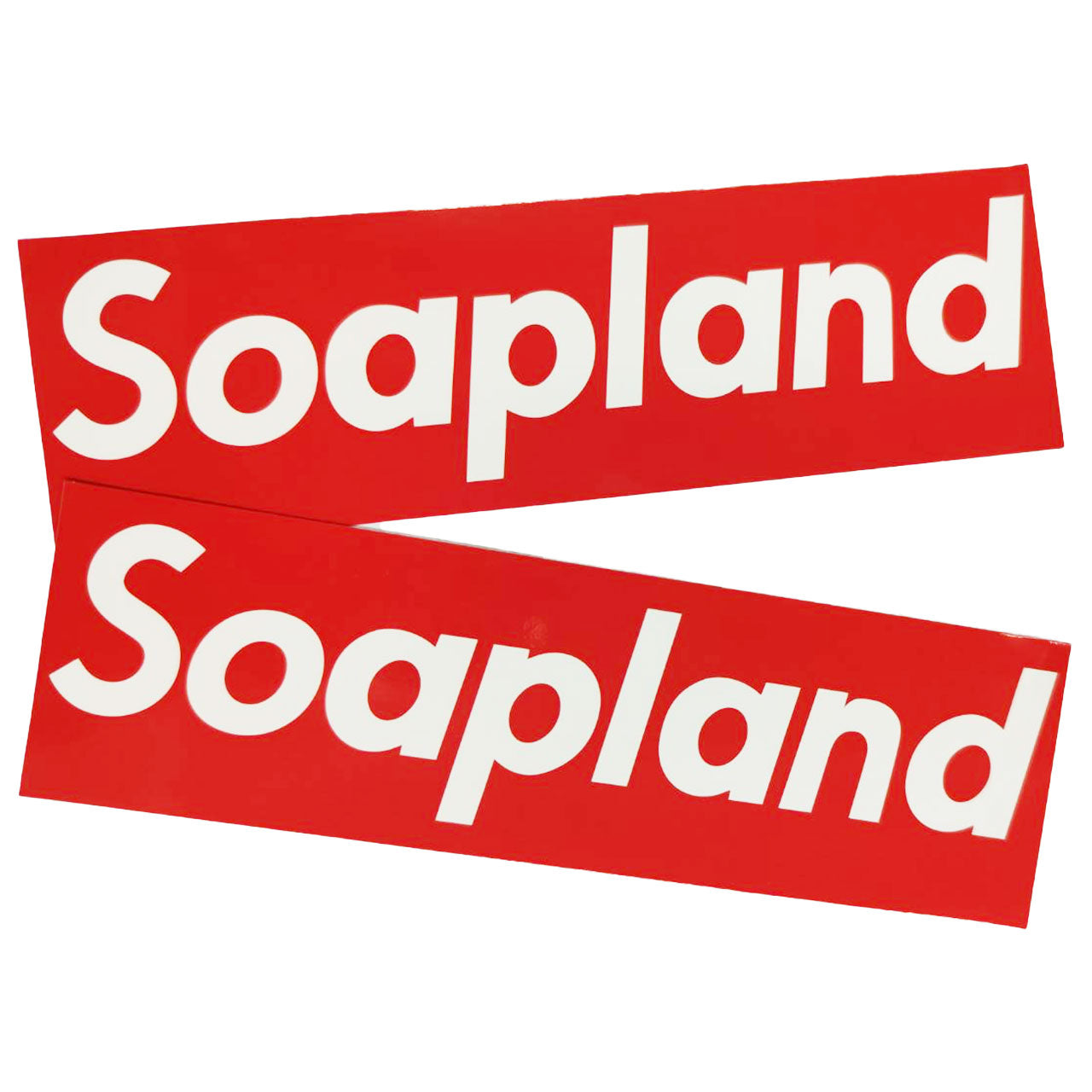 Soapland ボックスロゴステッカー 2枚セット