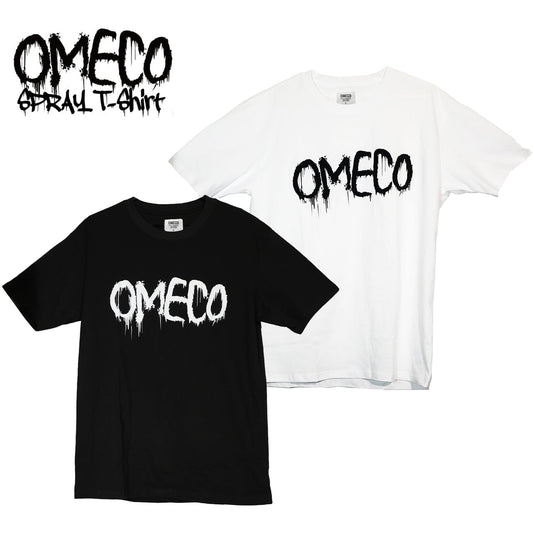 OMECO スプレーロゴ Tシャツ