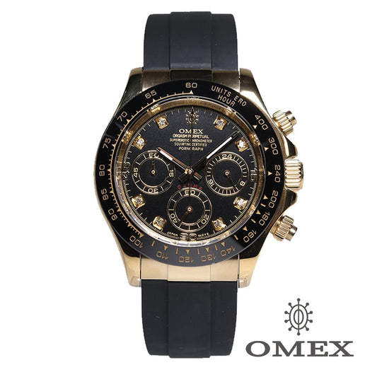 【レビュー特典付き】DENMA ゴールド×ブラック ラバーベルト