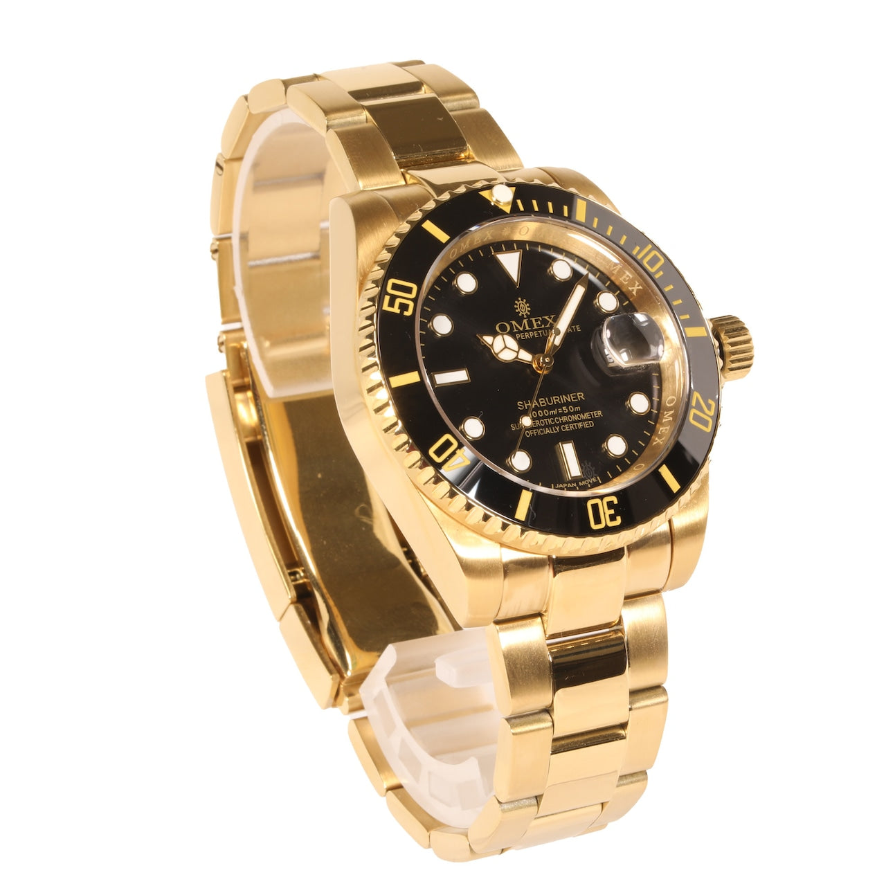 【レビュー特典付き】OMEX シャブリーナ オートマチック ゴールド×ブラック
