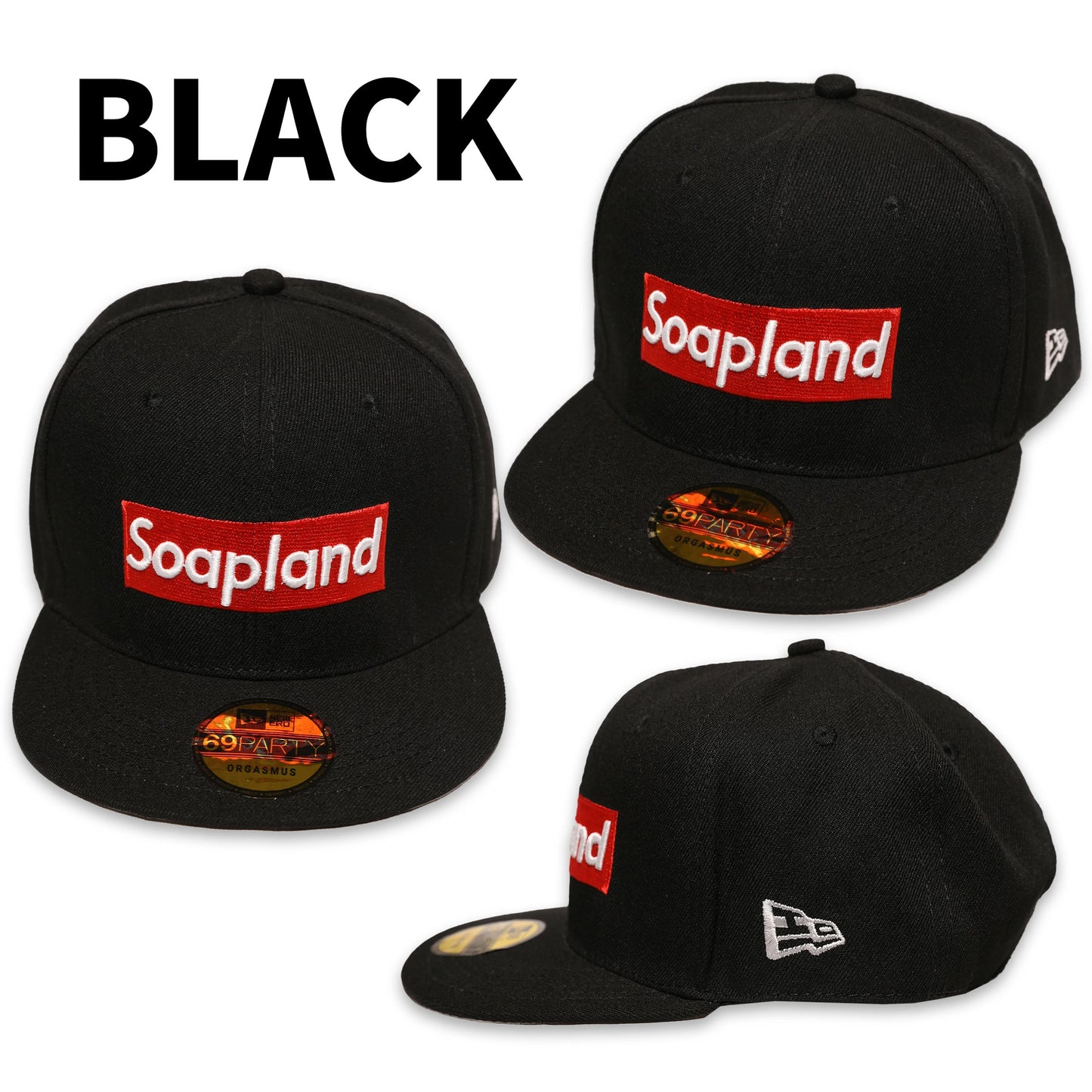 NEW ERO × Soapland フラットバイザー キャップ