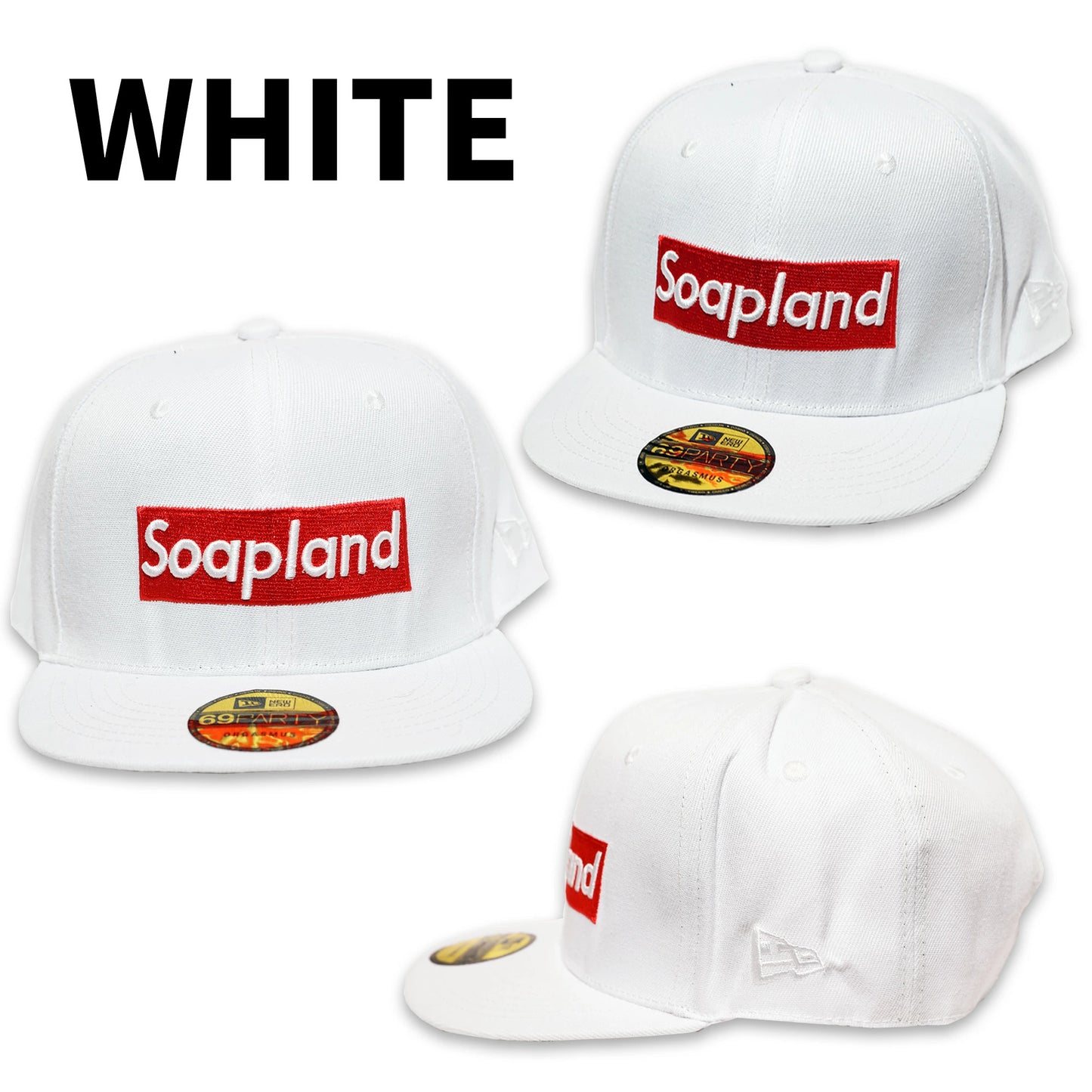 NEW ERO × Soapland フラットバイザー キャップ