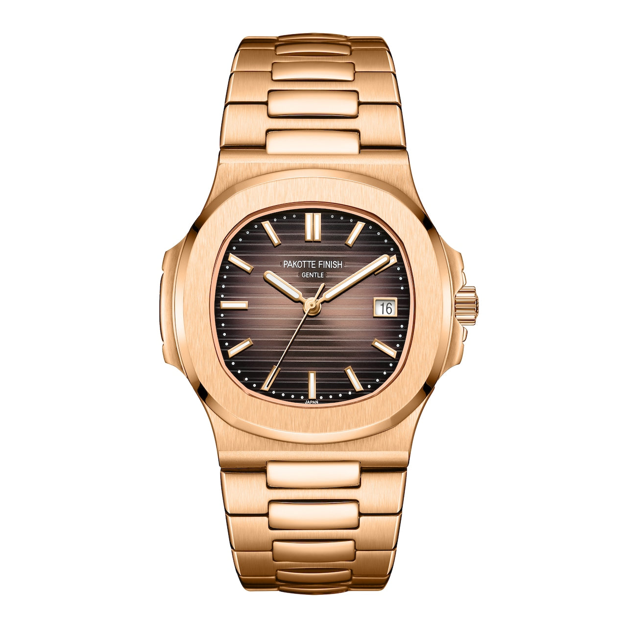 【レビュー特典付き】PAKOTTE FINISH ドーシマス?モデル ピンクゴールド×コーヒー