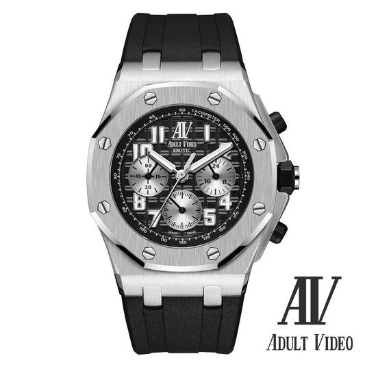 【レビュー特典付き】Adult Video Erotic シルバーブラック