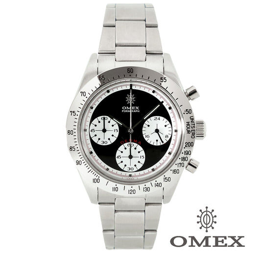 【レビュー特典付き】OMEX DENMA ヴィンテージモデル 珍宝ソーニューマンシルバー×ブラック