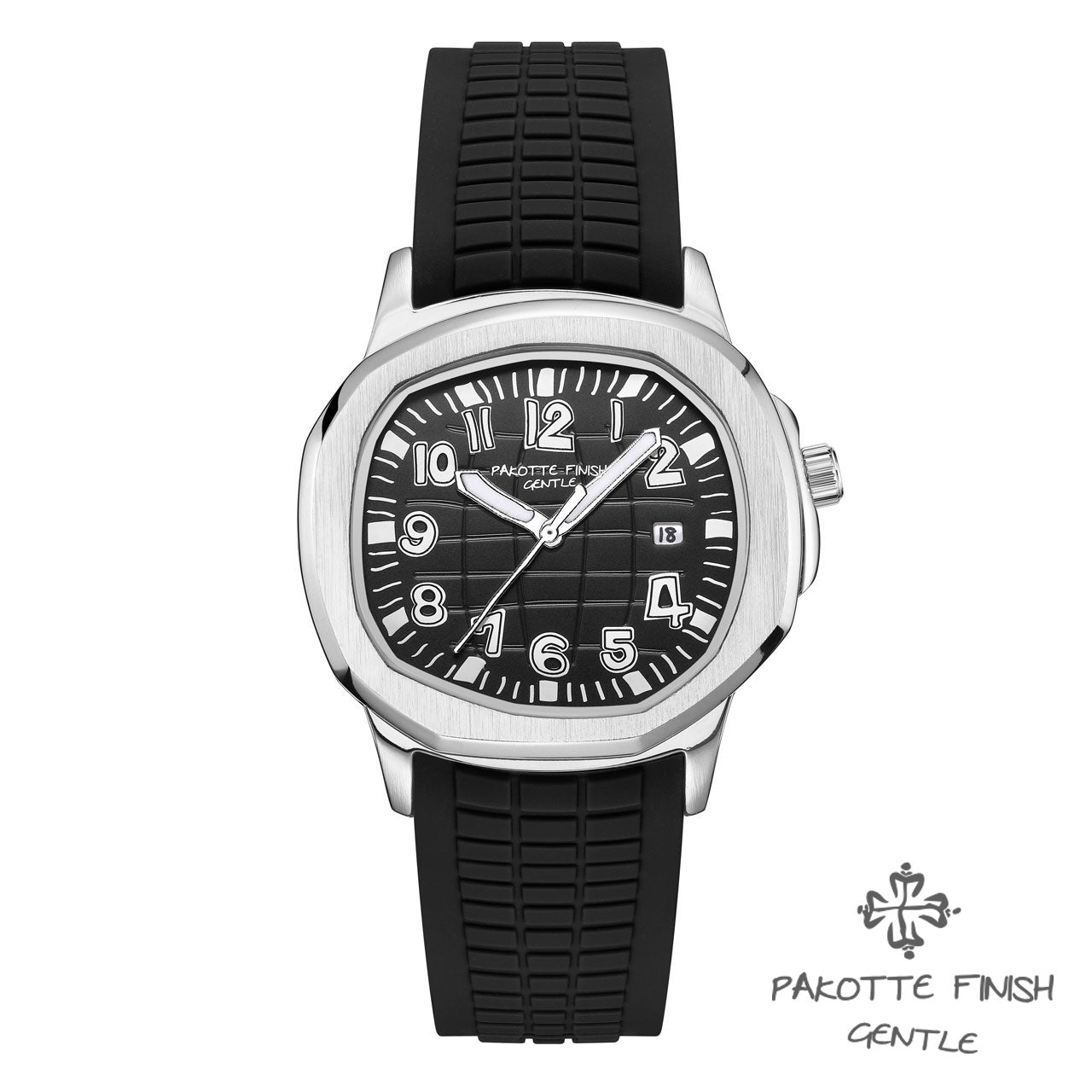 【予約受付中】PAKOTTE FINISH アクメノート コミック シルバー×ブラック【11月中旬より順次発送】