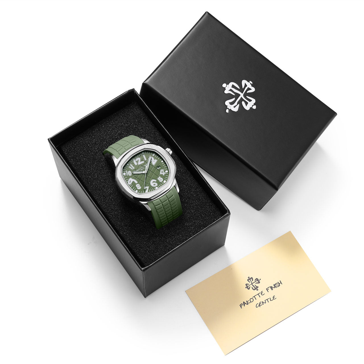 【予約受付中】PAKOTTE FINISH アクメノート コミック シルバー×グリーン【11月中旬より順次発送】