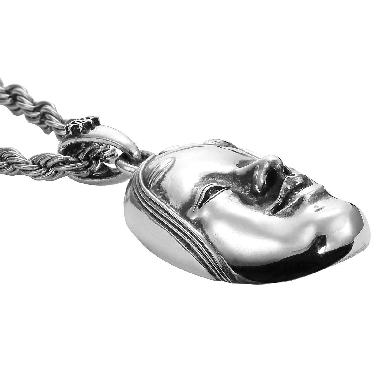 《受注販売》シルバー(Silver925)能面 ネックレス チャーム ※納期:約2~4週間