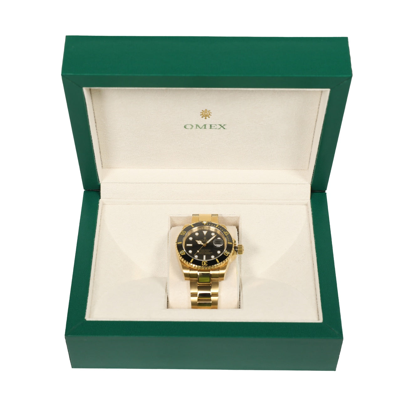 【レビュー特典付き】OMEX シャブリーナ オートマチック ゴールド×ブラック