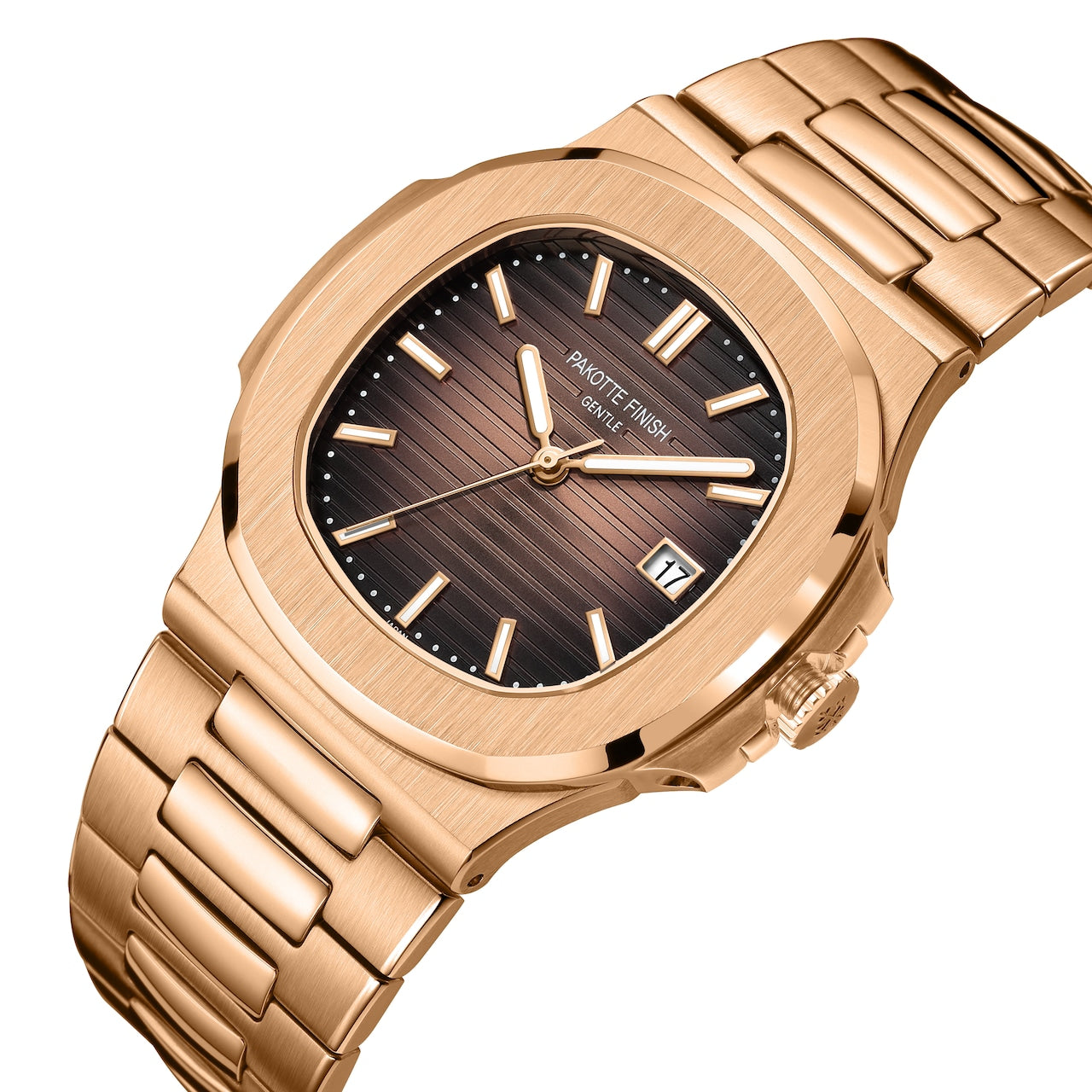 【レビュー特典付き】PAKOTTE FINISH ドーシマス?モデル ピンクゴールド×コーヒー