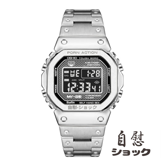 自慰ショック カチンコチンメタル シルバー