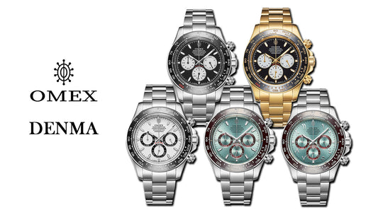OMEXの人気クロノグラフ「DENMA」の最新作をリリース
