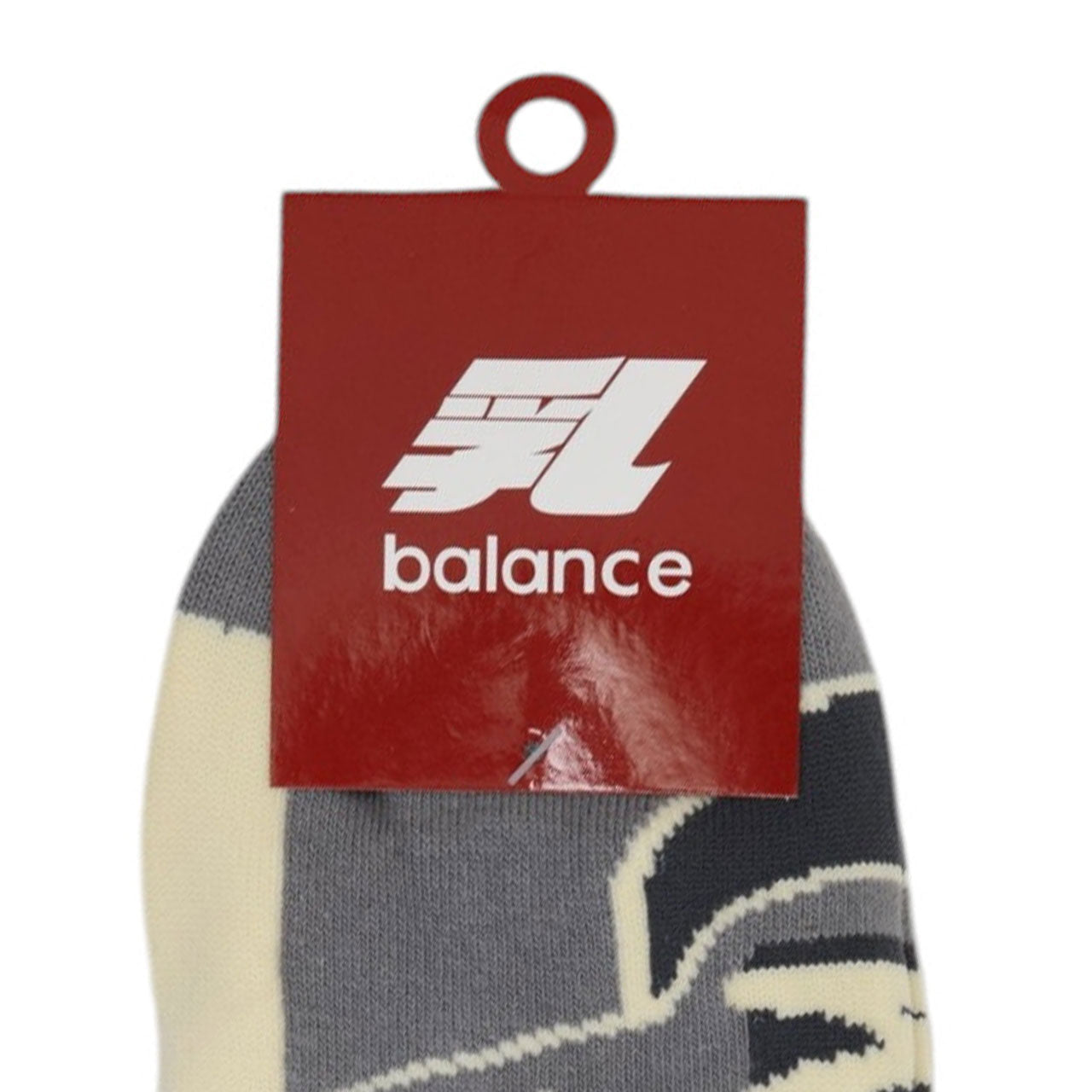 乳balance スニーカーソックス グレー