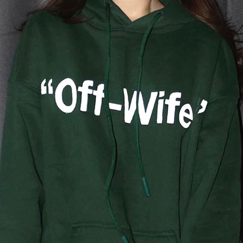 Off-Wife プルオーバーパーカー 【全3色】※ご注文から4週間前後で発送