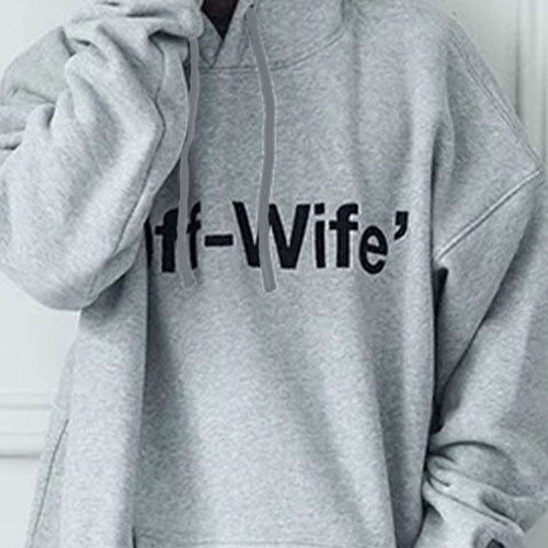 Off-Wife プルオーバーパーカー 【全3色】※ご注文から4週間前後で発送