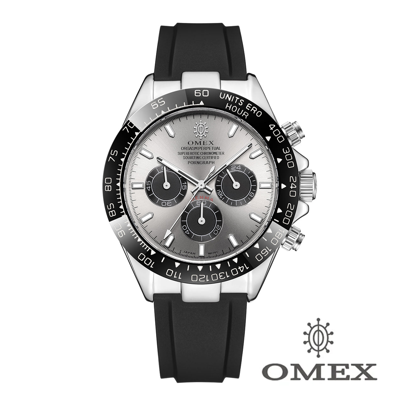 OMEX ラブホのデンマ シルバー×グレー