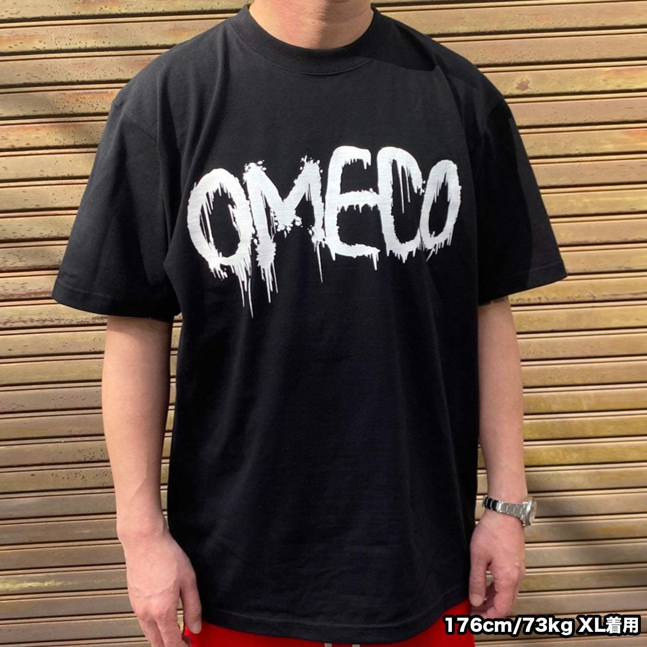 OMECO スプレーロゴ Tシャツ