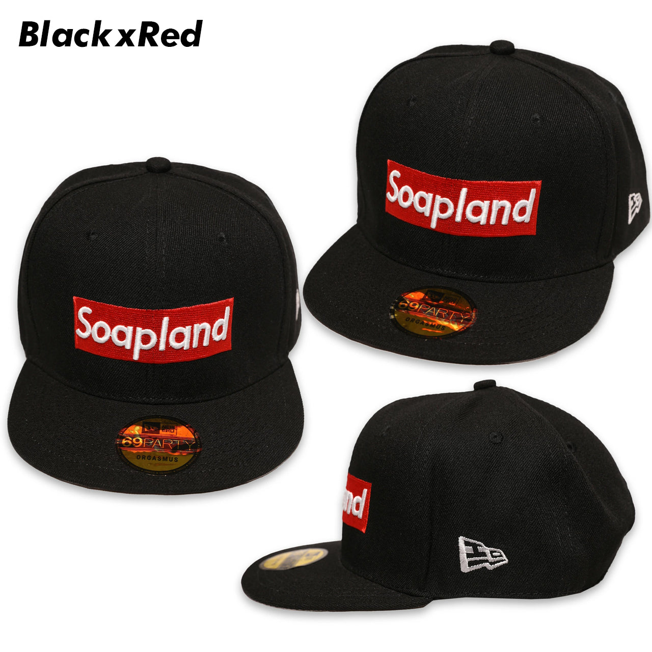 NEW ERO × Soapland フラットバイザー キャップ