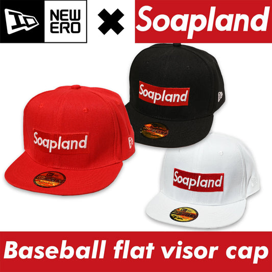 NEW ERO × Soapland フラットバイザー キャップ