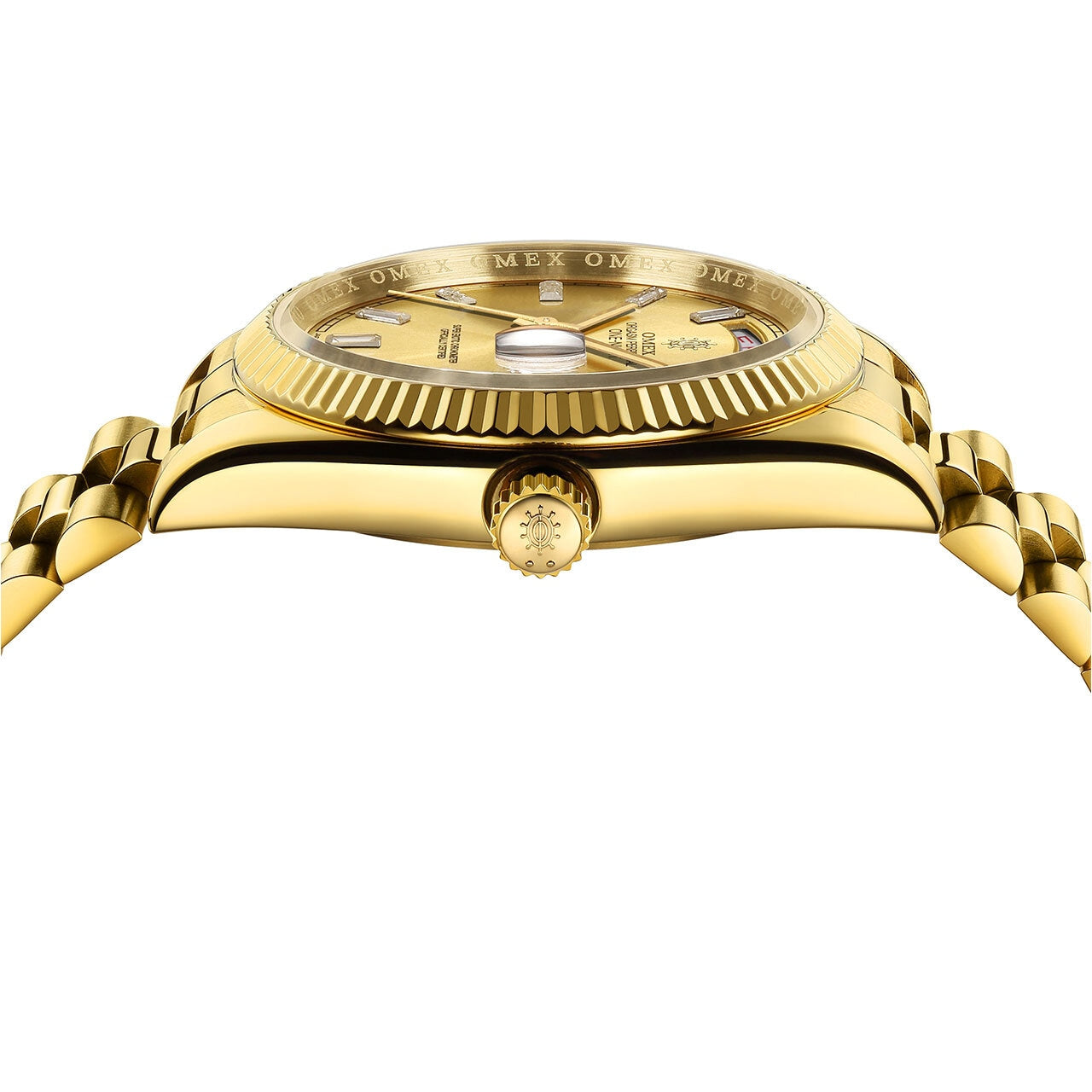 【レビュー特典付き】OMEX ワンナイト オートマチック ゴールド×ゴールド