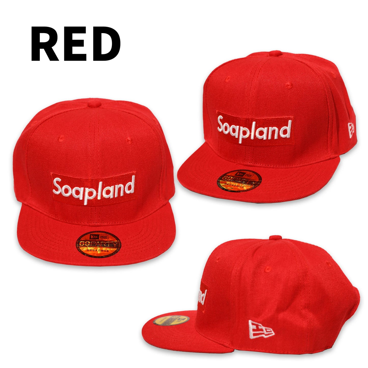 NEW ERO × Soapland フラットバイザー キャップ