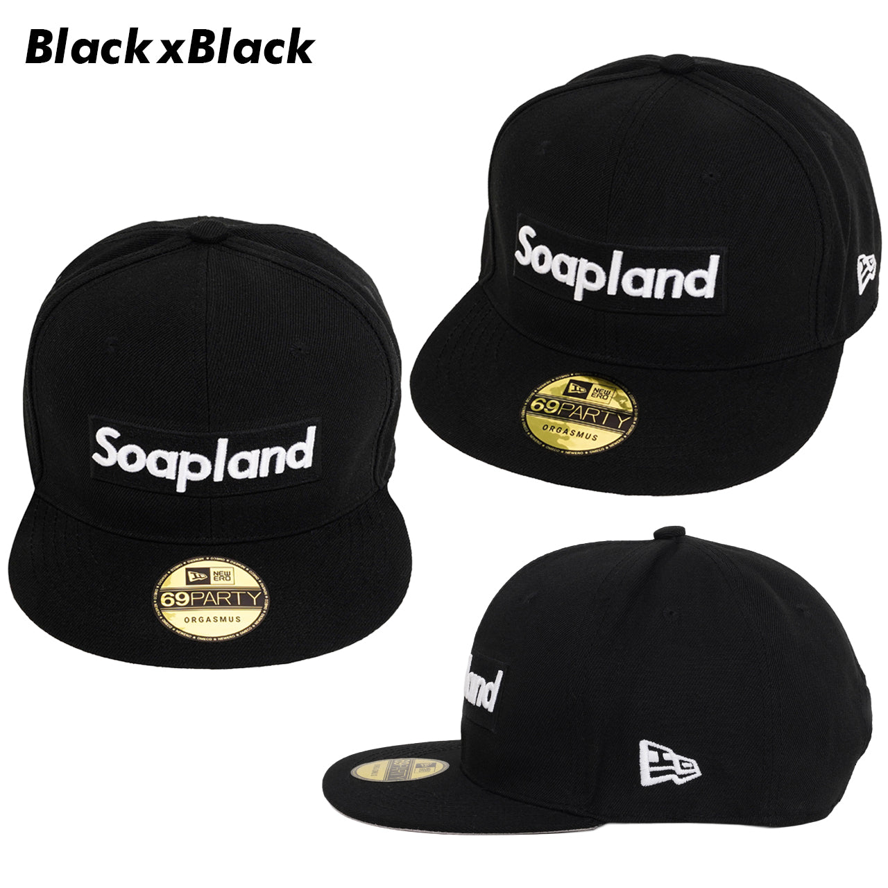NEW ERO × Soapland フラットバイザー キャップ