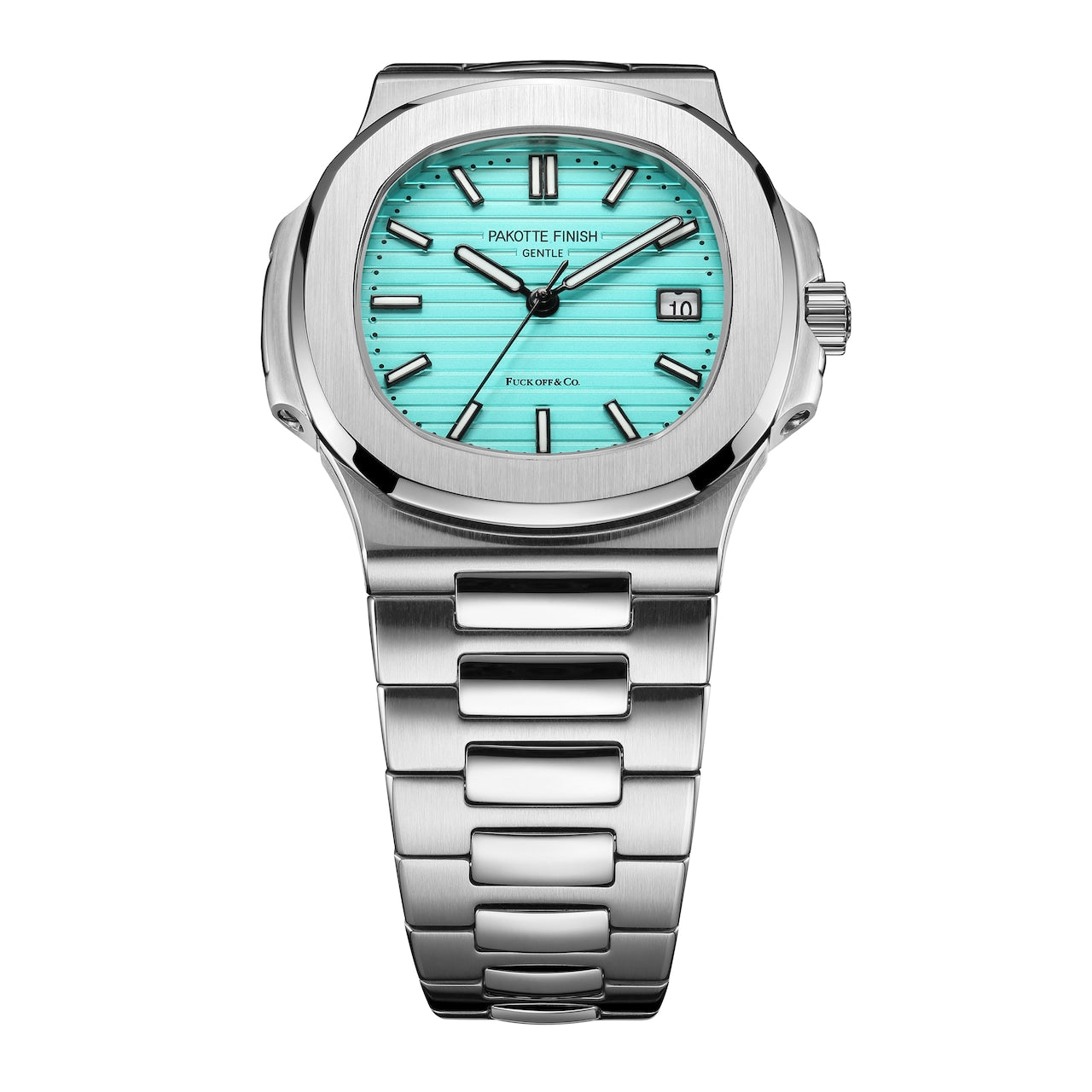 【レビュー特典付き】PAKOTTE FINISH ドーシマス？モデル シルバー×Fuckoffブルー