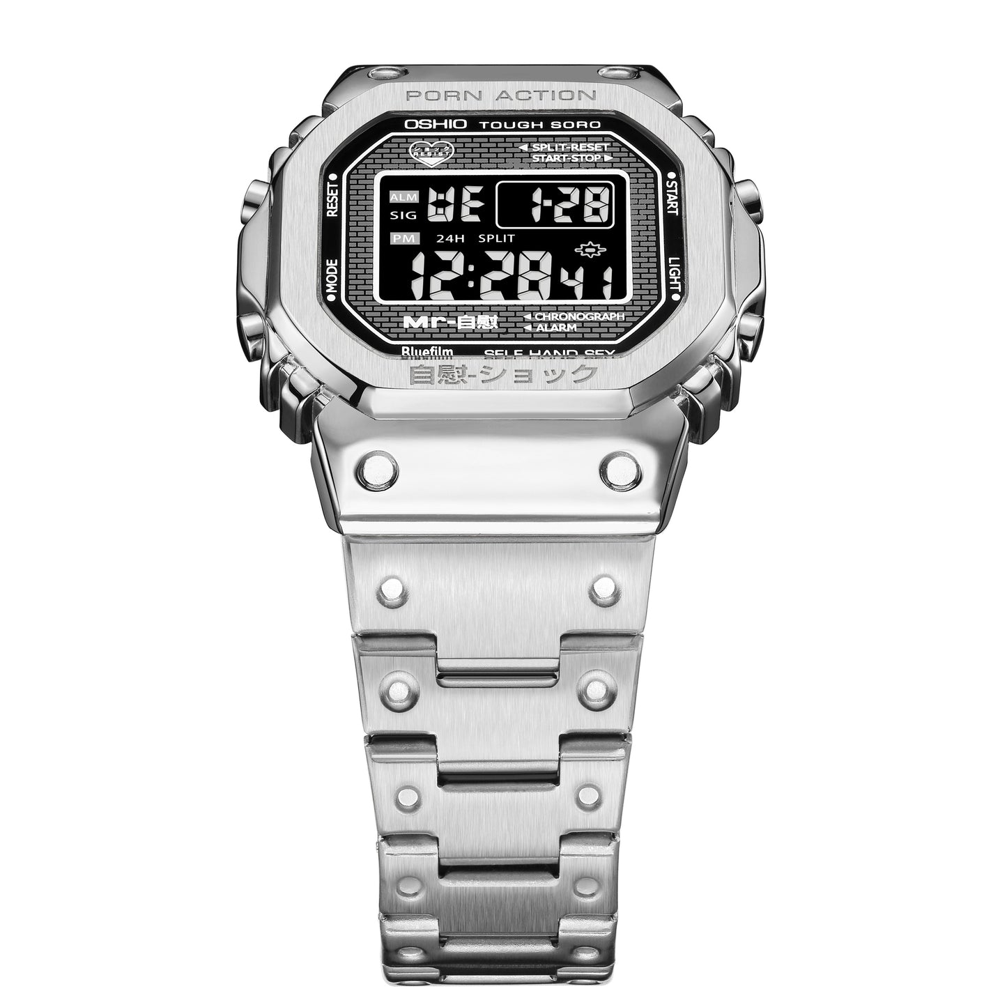 自慰ショック カチンコチンメタル シルバー