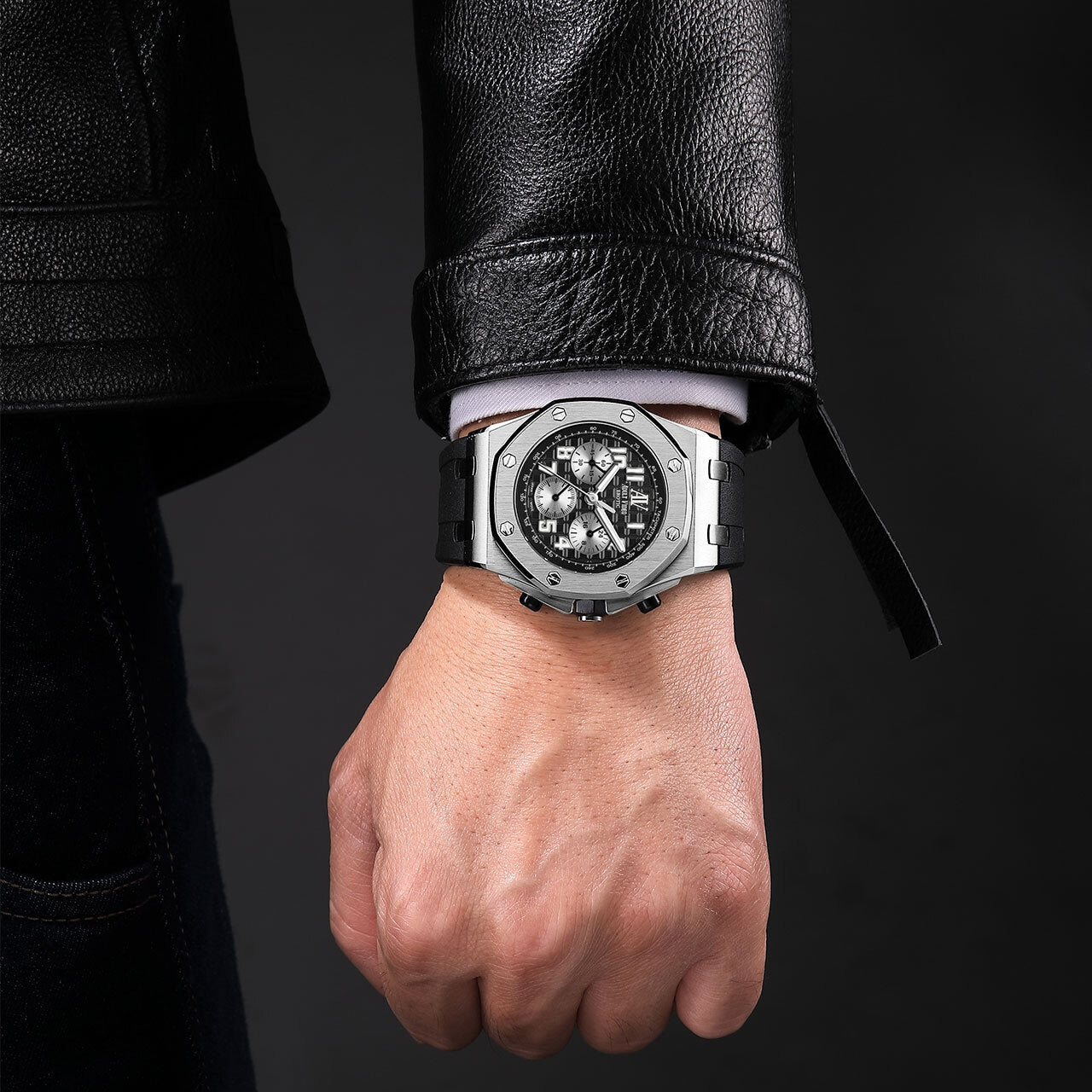 【レビュー特典付き】Adult Video Erotic シルバーブラック