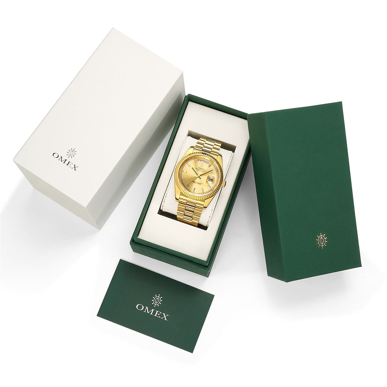 【レビュー特典付き】OMEX ワンナイト オートマチック ゴールド×ゴールド