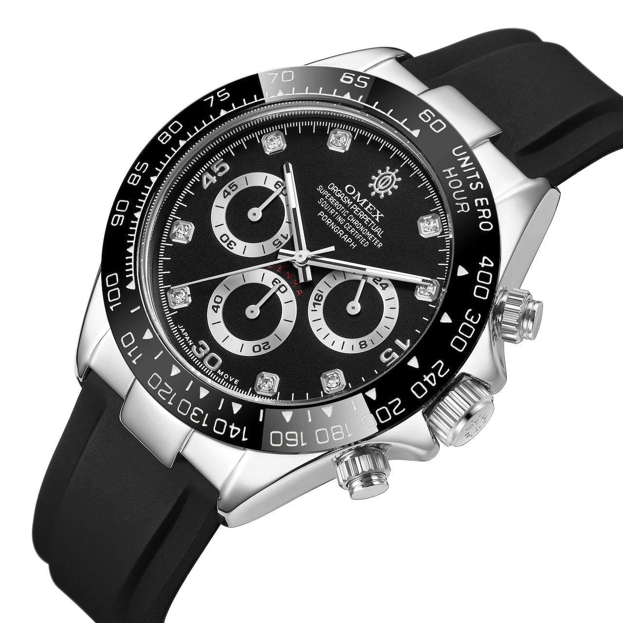 OMEX ラブホのデンマ シルバー×ブラック