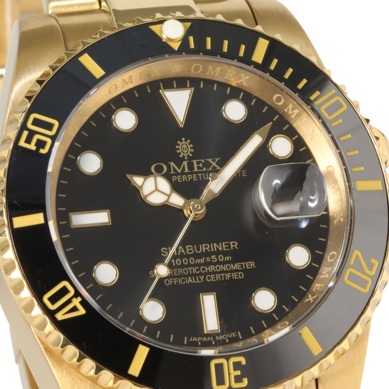 【レビュー特典付き】OMEX シャブリーナ オートマチック ゴールド×ブラック