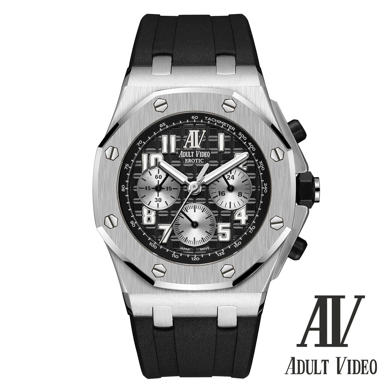 【レビュー特典付き】Adult Video Erotic シルバーブラック