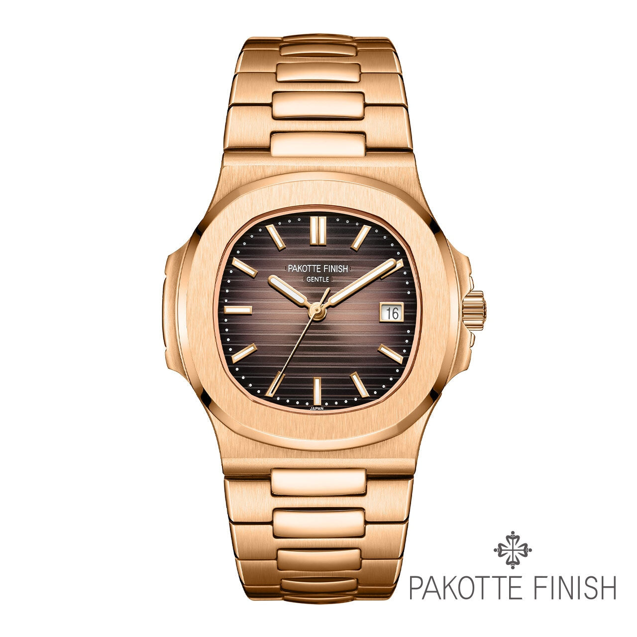 【レビュー特典付き】PAKOTTE FINISH ドーシマス？モデル ピンクゴールド×コーヒー
