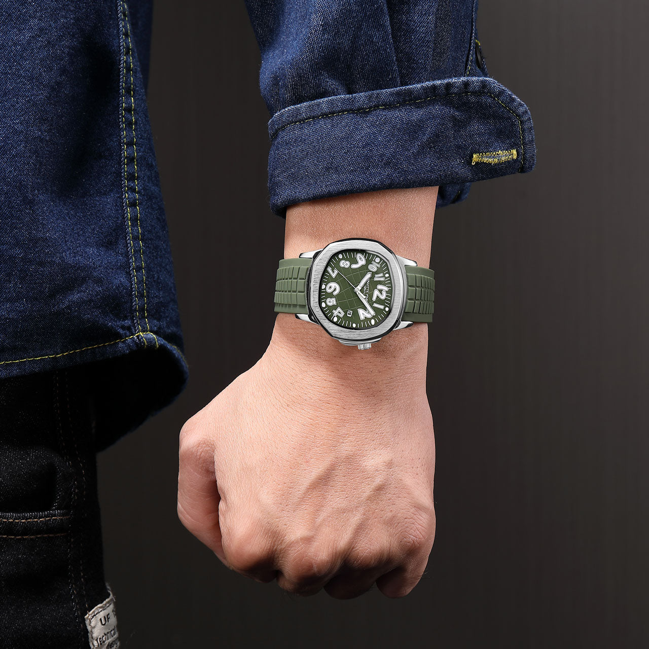 【予約受付中】PAKOTTE FINISH アクメノート コミック シルバー×グリーン【11月中旬より順次発送】