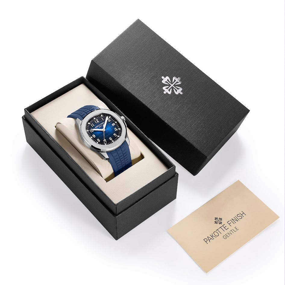 レビュー特典付き】PAKOTTE FINISH アクメノート シルバー×ブルー