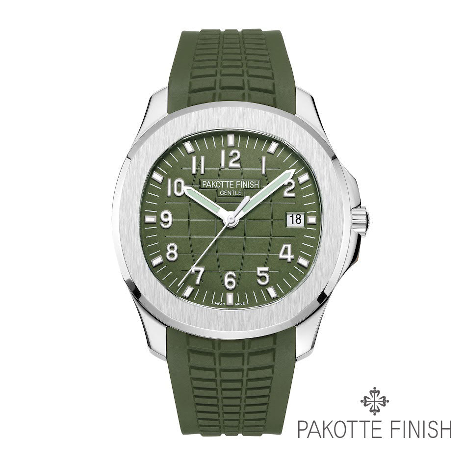 【レビュー特典付き】PAKOTTE FINISH アクメノート シルバー×グリーン