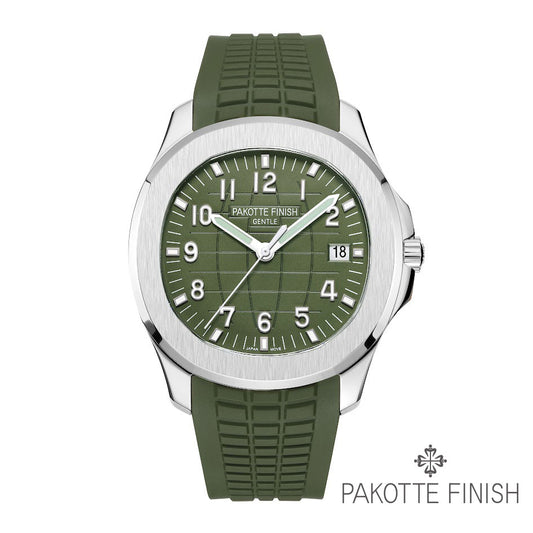 【レビュー特典付き】PAKOTTE FINISH アクメノート シルバー×グリーン