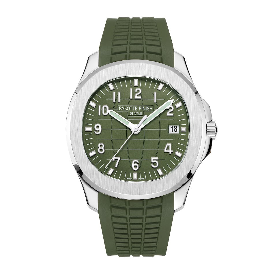 【レビュー特典付き】PAKOTTE FINISH アクメノート シルバー×グリーン