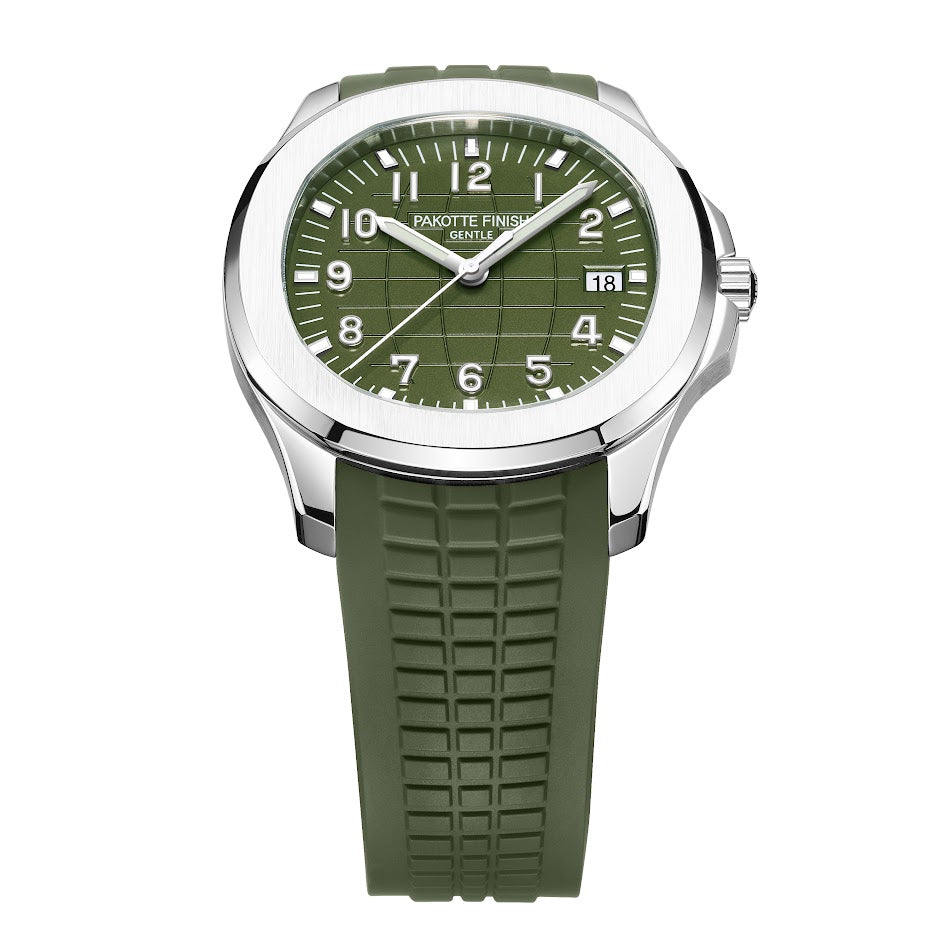 【レビュー特典付き】PAKOTTE FINISH アクメノート シルバー×グリーン