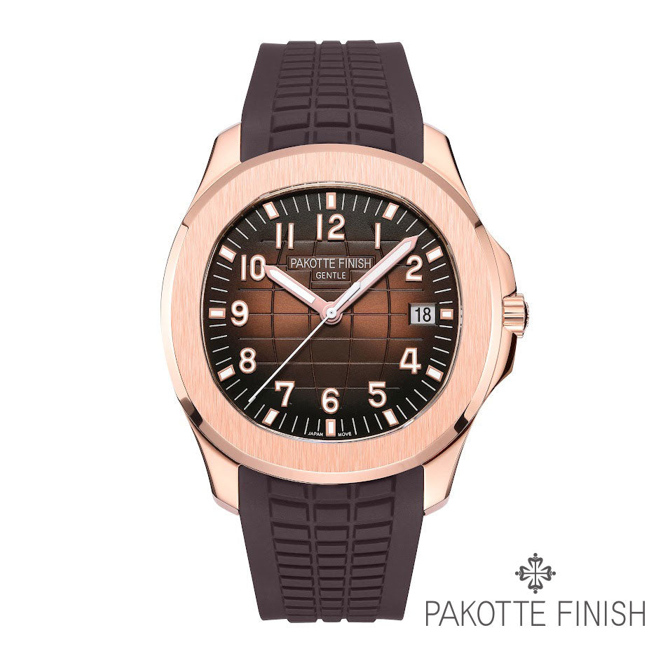 【レビュー特典付き】PAKOTTE FINISH アクメノート  ピンクゴールド×コーヒー