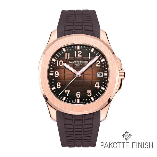 【レビュー特典付き】PAKOTTE FINISH アクメノート  ピンクゴールド×コーヒー