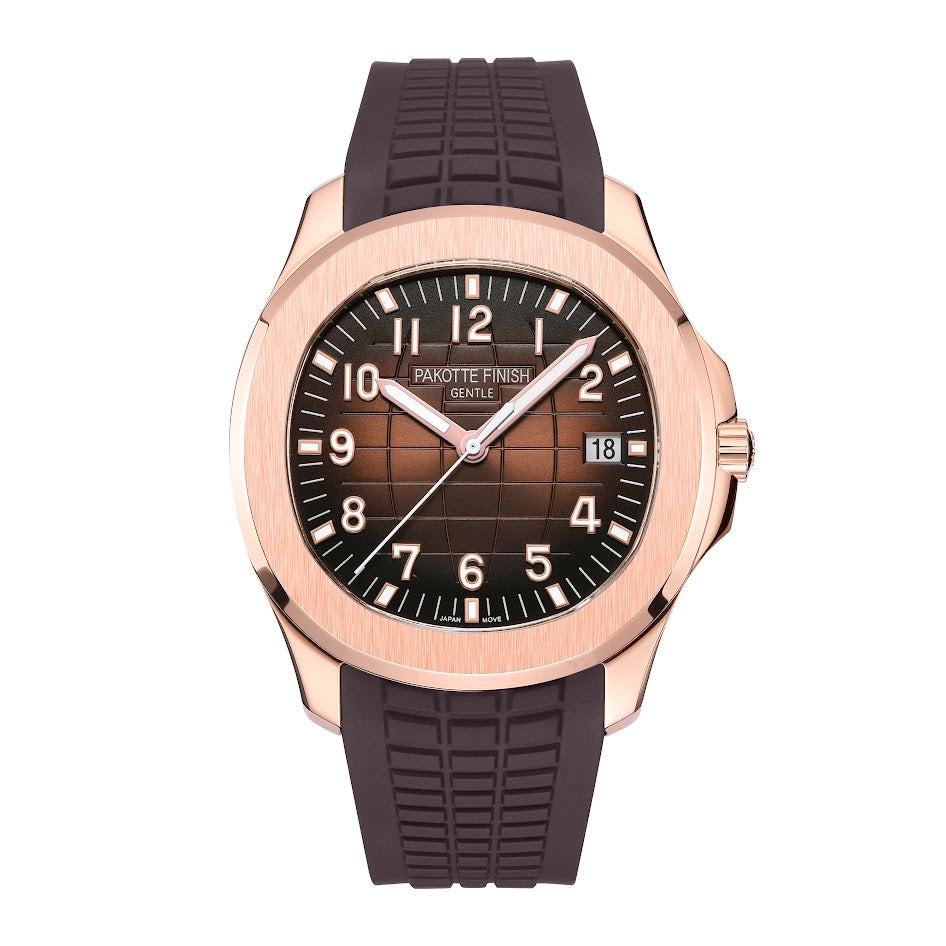 【レビュー特典付き】PAKOTTE FINISH アクメノート  ピンクゴールド×コーヒー