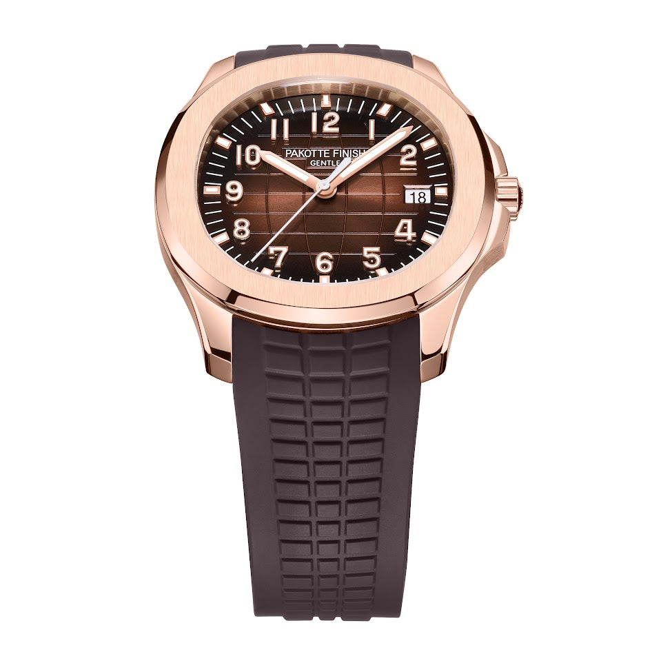 【レビュー特典付き】PAKOTTE FINISH アクメノート  ピンクゴールド×コーヒー