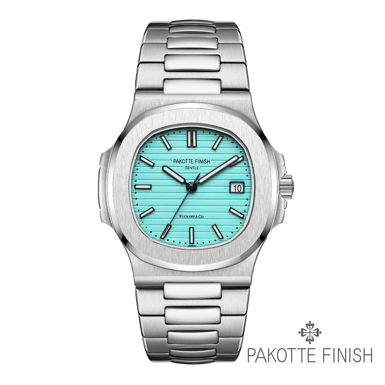 【レビュー特典付き】PAKOTTE FINISH ドーシマス？モデル シルバー×Fuckoffブルー