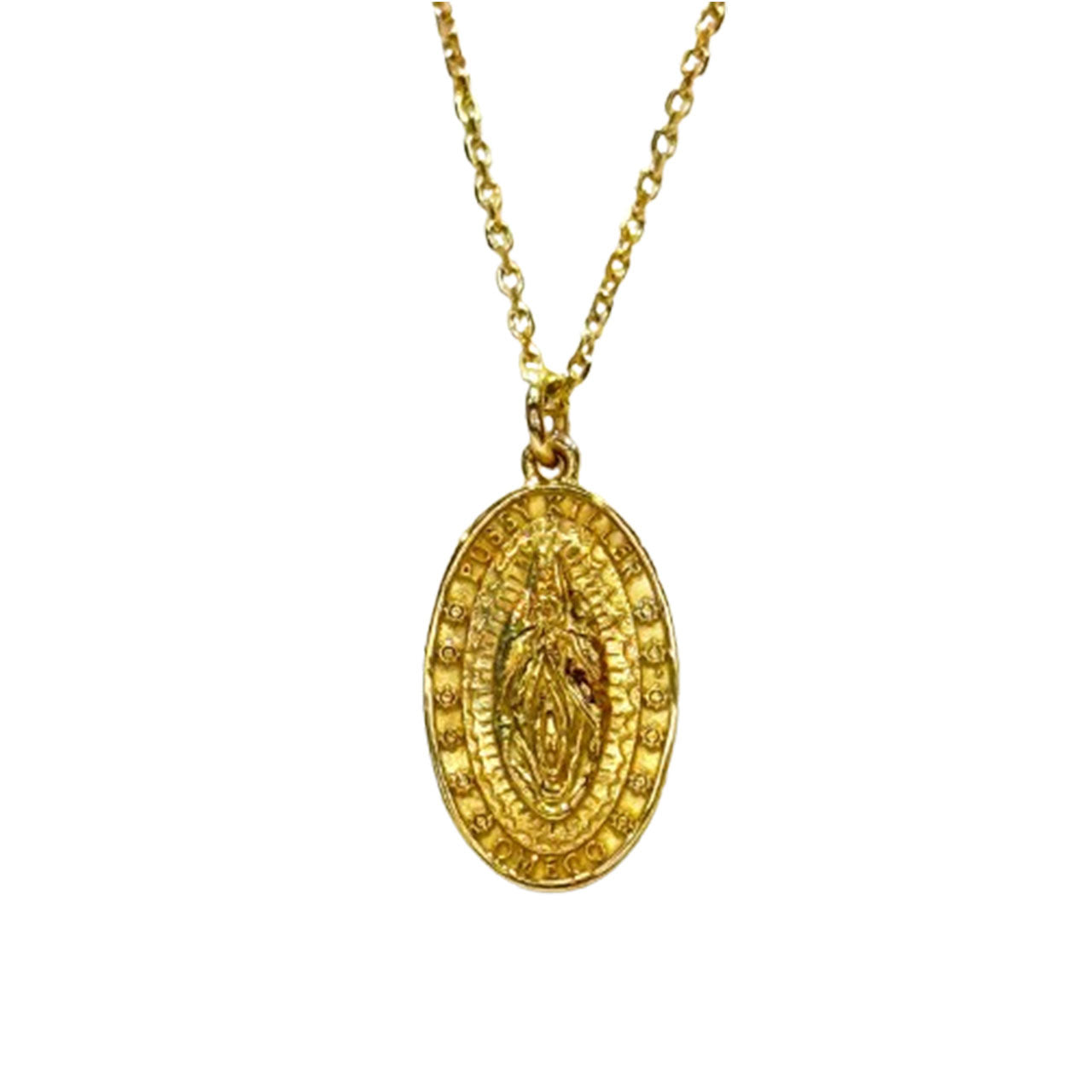 《受注生産》OMECO マリア ネックレス ペンダント ゴールド（Silver925/K18GP）※納期：約2～4週間